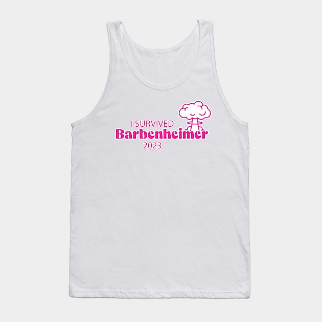 I Survived Barbenheimer 2023 Tank Top by Be Cute 